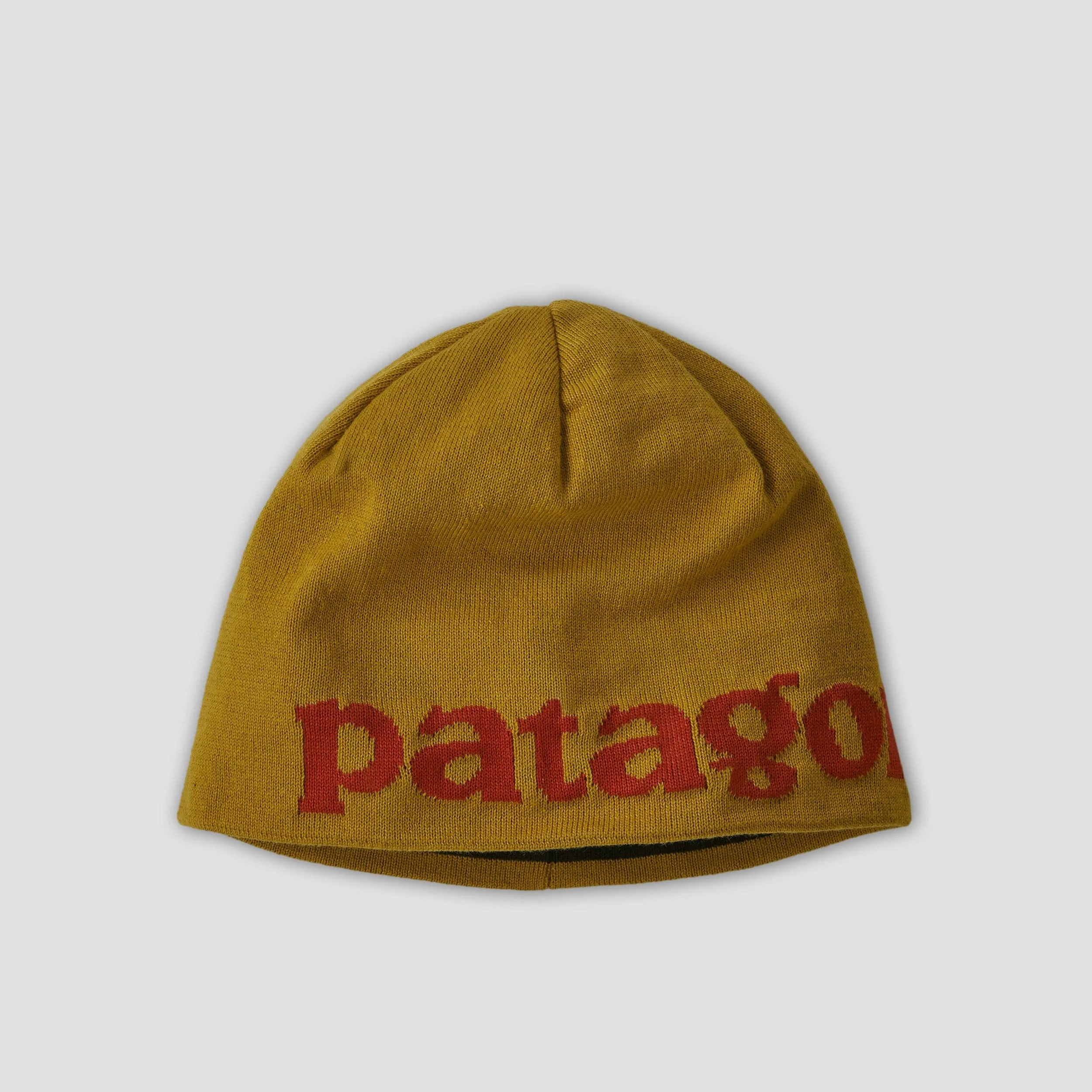 Patagonia Logo Belwe Beanie Cosmic Gold