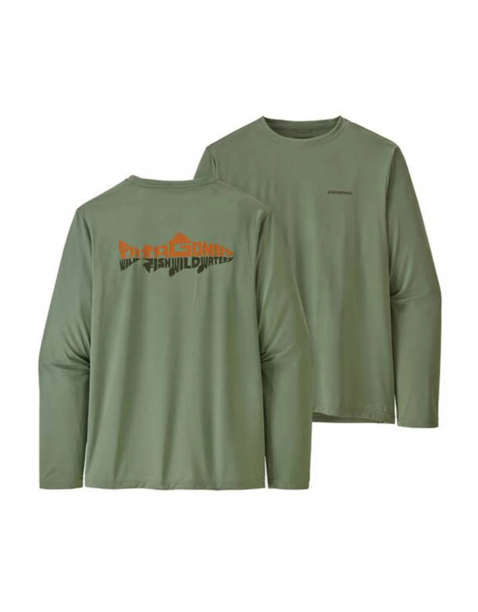 Patagonia Long-Sleeved Capilene® Cool Daily Fish Graphic Shirt