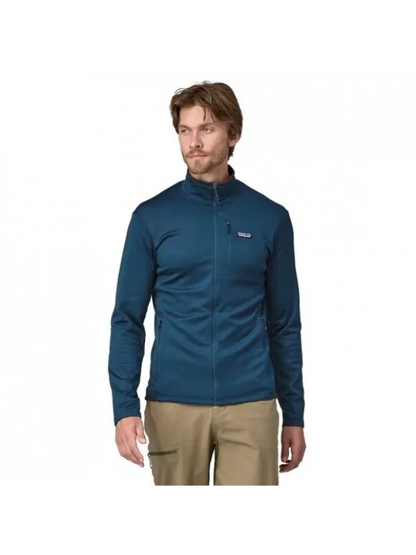 Patagonia Men's R1® Daily Jacket :  Lagom Blue - Tidepool Blue X-Dye