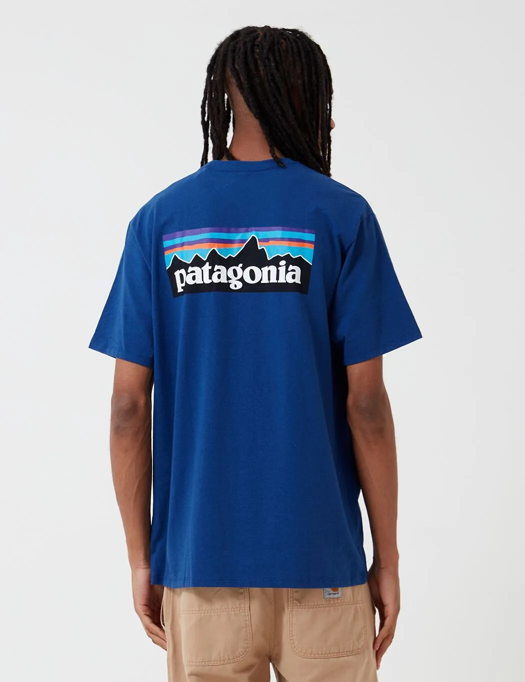 Patagonia P-6 Logo Responsibili-Tee T-Shirt - Superior Blue