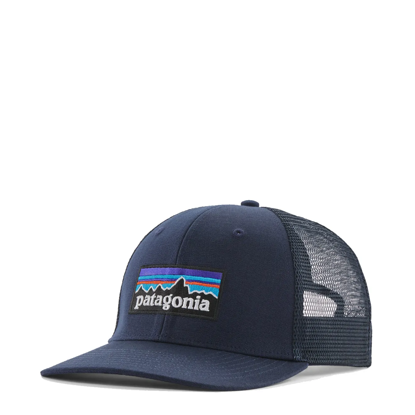 Patagonia P-6 Logo Trucker Hat New Navy