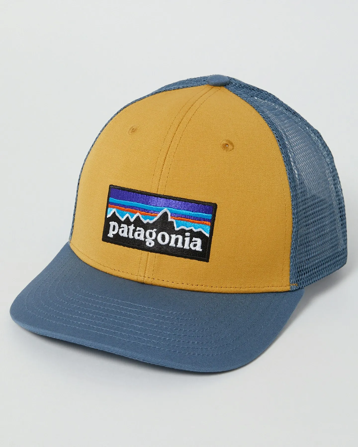 Patagonia P-6 Logo Trucker Hat - Pufferfish Gold | SurfStitch