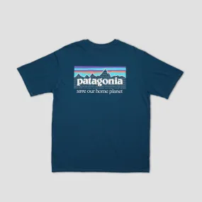 Patagonia P-6 Mission Organic T-Shirt Lagom Blue