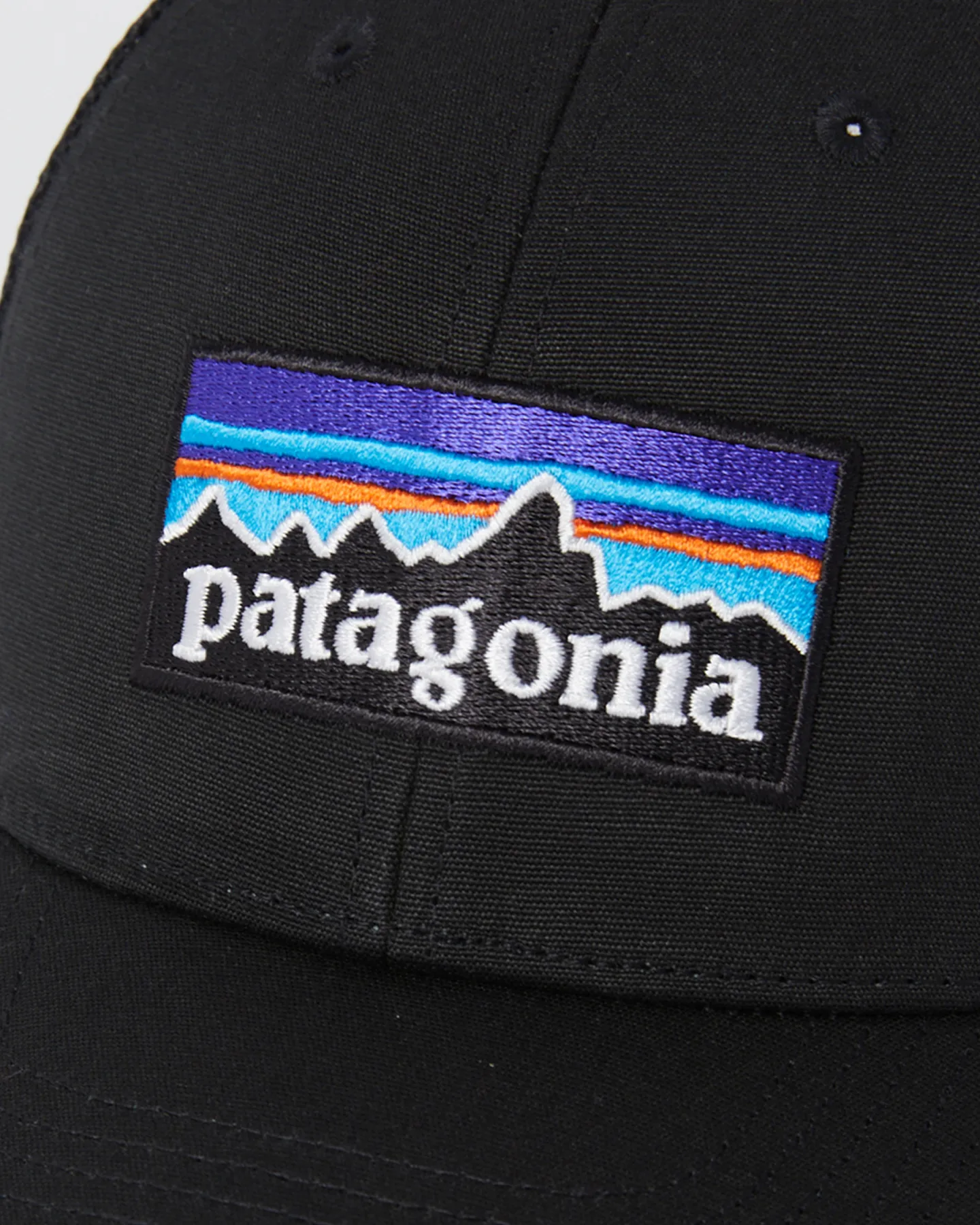 Patagonia P6 Logo Lopro Trucker Hat - Black | SurfStitch