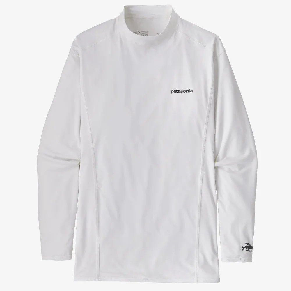 Patagonia R0 Long Sleeve Surf Top - White