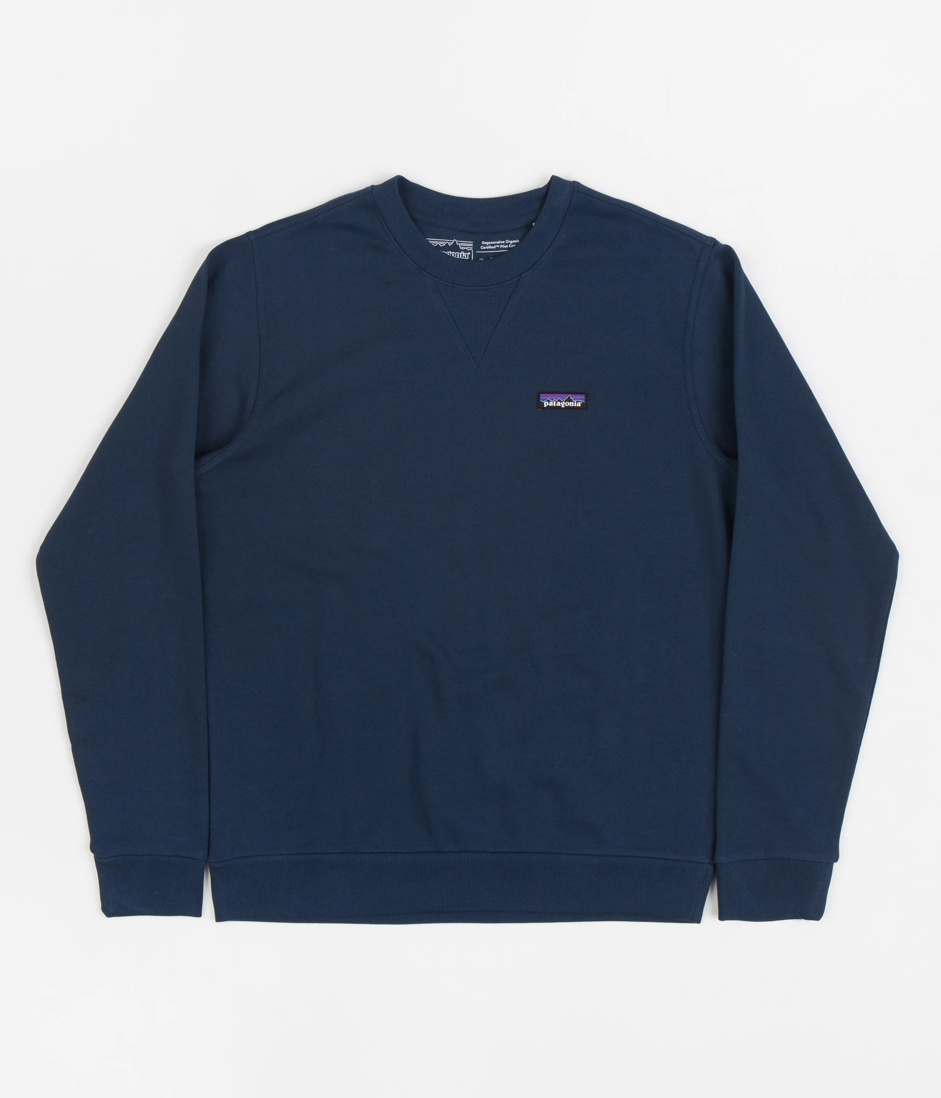 Patagonia Regenerative Organic Crewneck Sweatshirt - Tidepool Blue