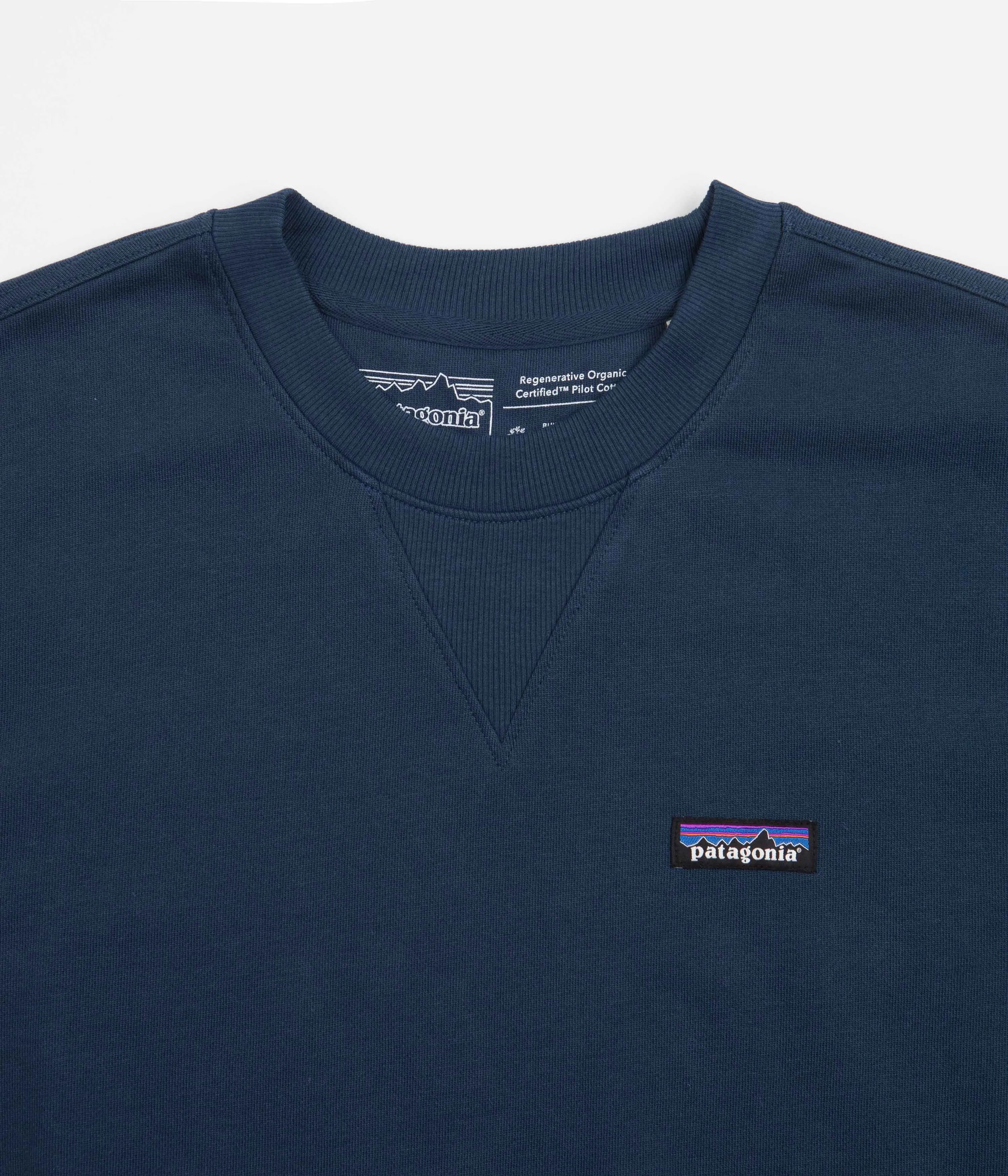 Patagonia Regenerative Organic Crewneck Sweatshirt - Tidepool Blue