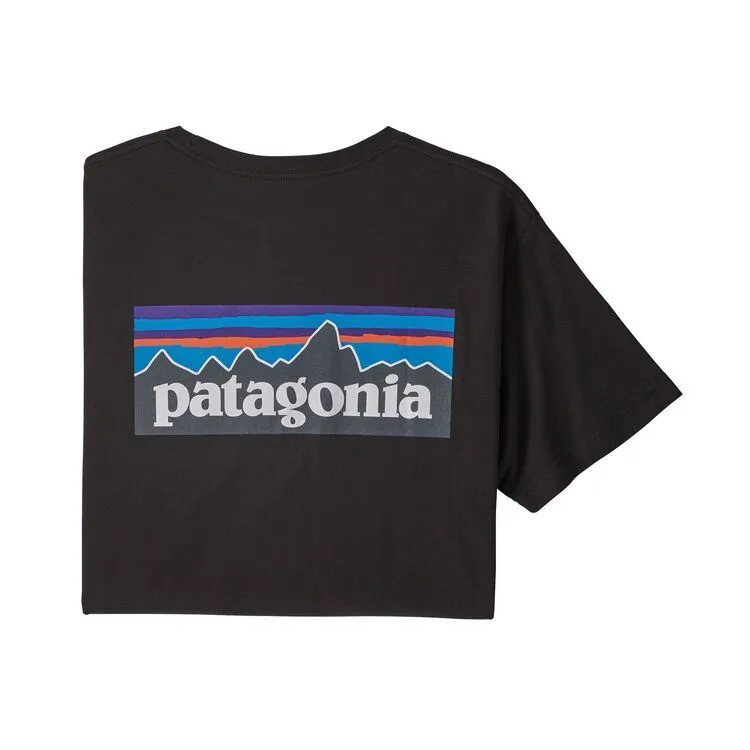 Patagonia  |Unisex Plain Outdoor T-Shirts