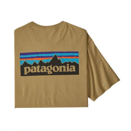 Patagonia  |Unisex Plain Outdoor T-Shirts