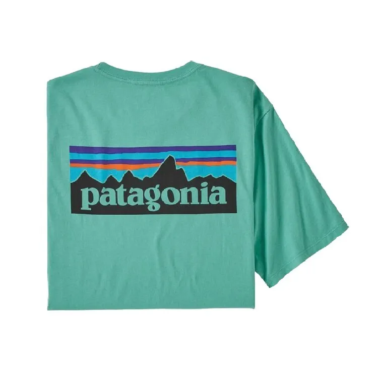 Patagonia  |Unisex Plain Outdoor T-Shirts