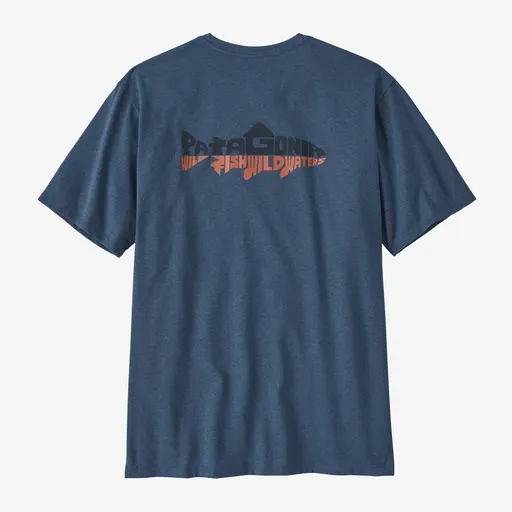 Patagonia Wild Waterline Pocket Responsibili-Tee (Utility Blue)