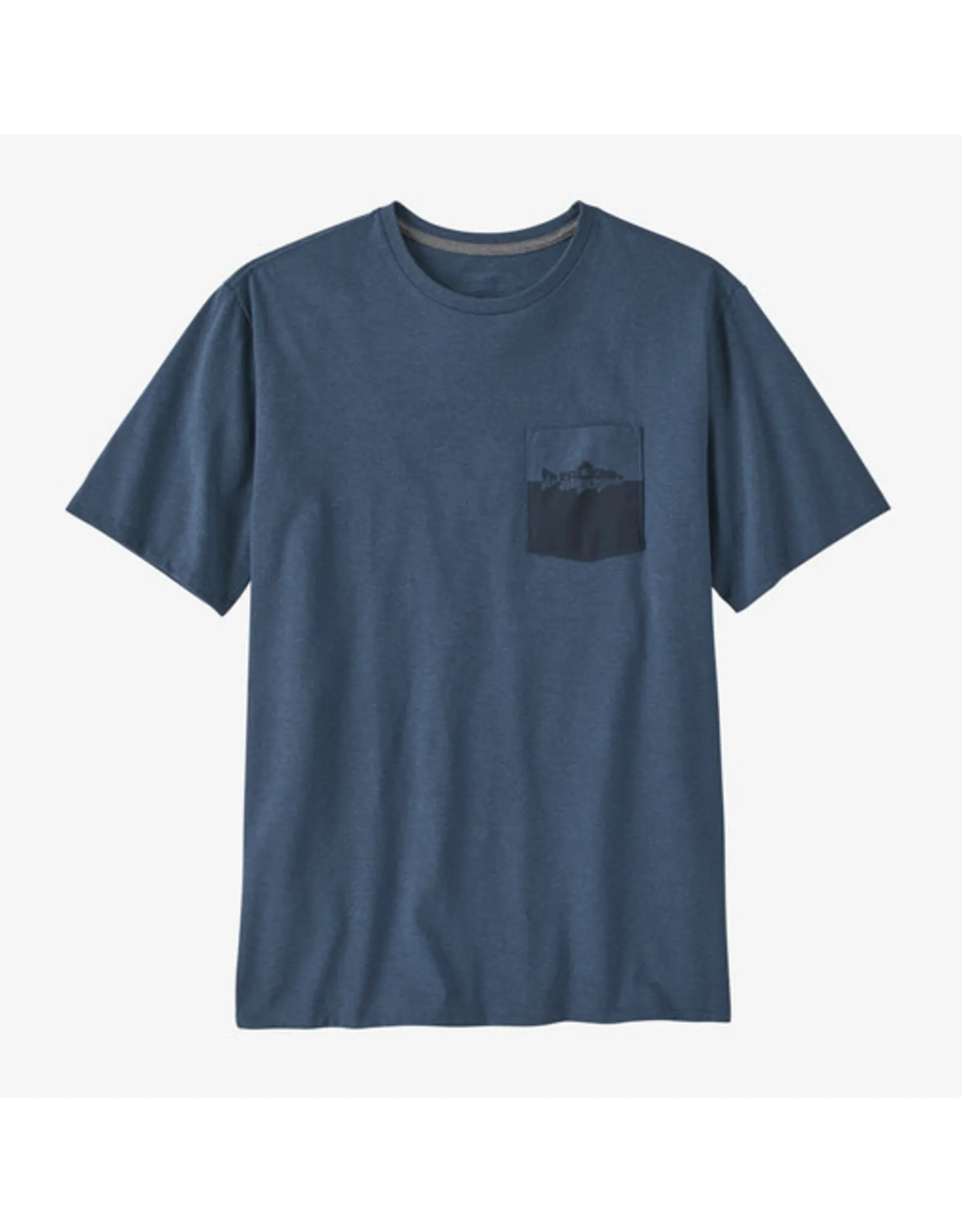 Patagonia Wild Waterline Pocket Responsibili-Tee (Utility Blue)