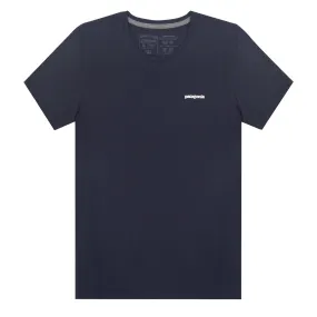 Patagonia Womens P-6 Logo Organic Crew T-Shirt New Navy