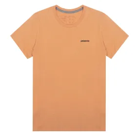 Patagonia Womens P-6 Logo Organic Crew T-Shirt Toasted Peach