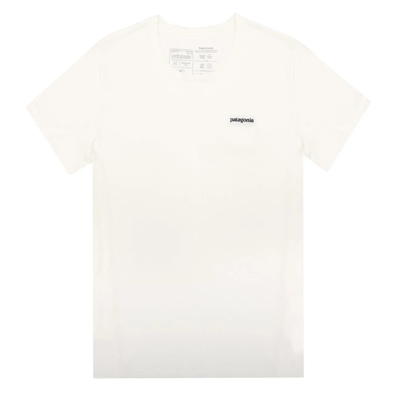 Patagonia Womens P-6 Logo Organic Crew T-Shirt White