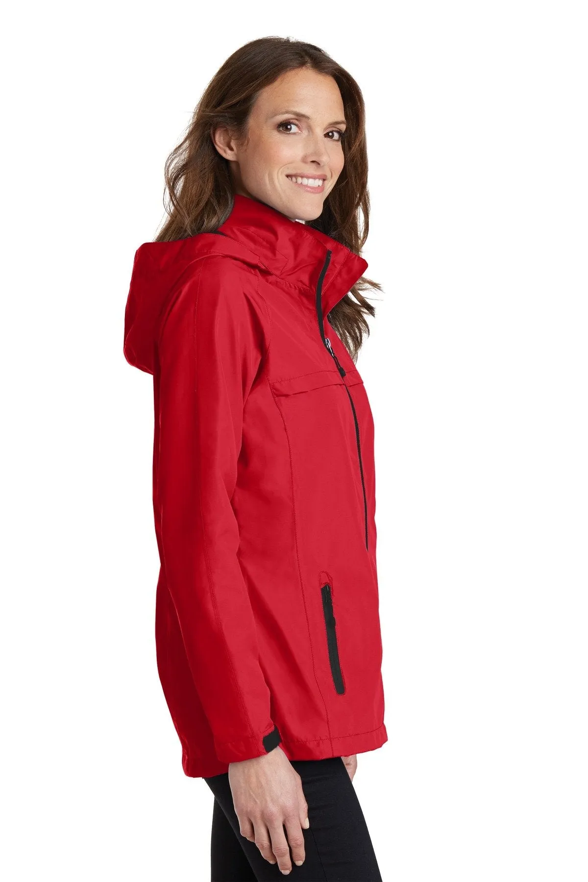 Port Authority Ladies Torrent Waterproof Jacket L333 Engine Red