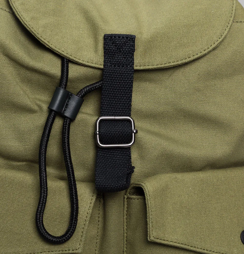 Pretty Green Openshaw Pocket Backpack Khaki