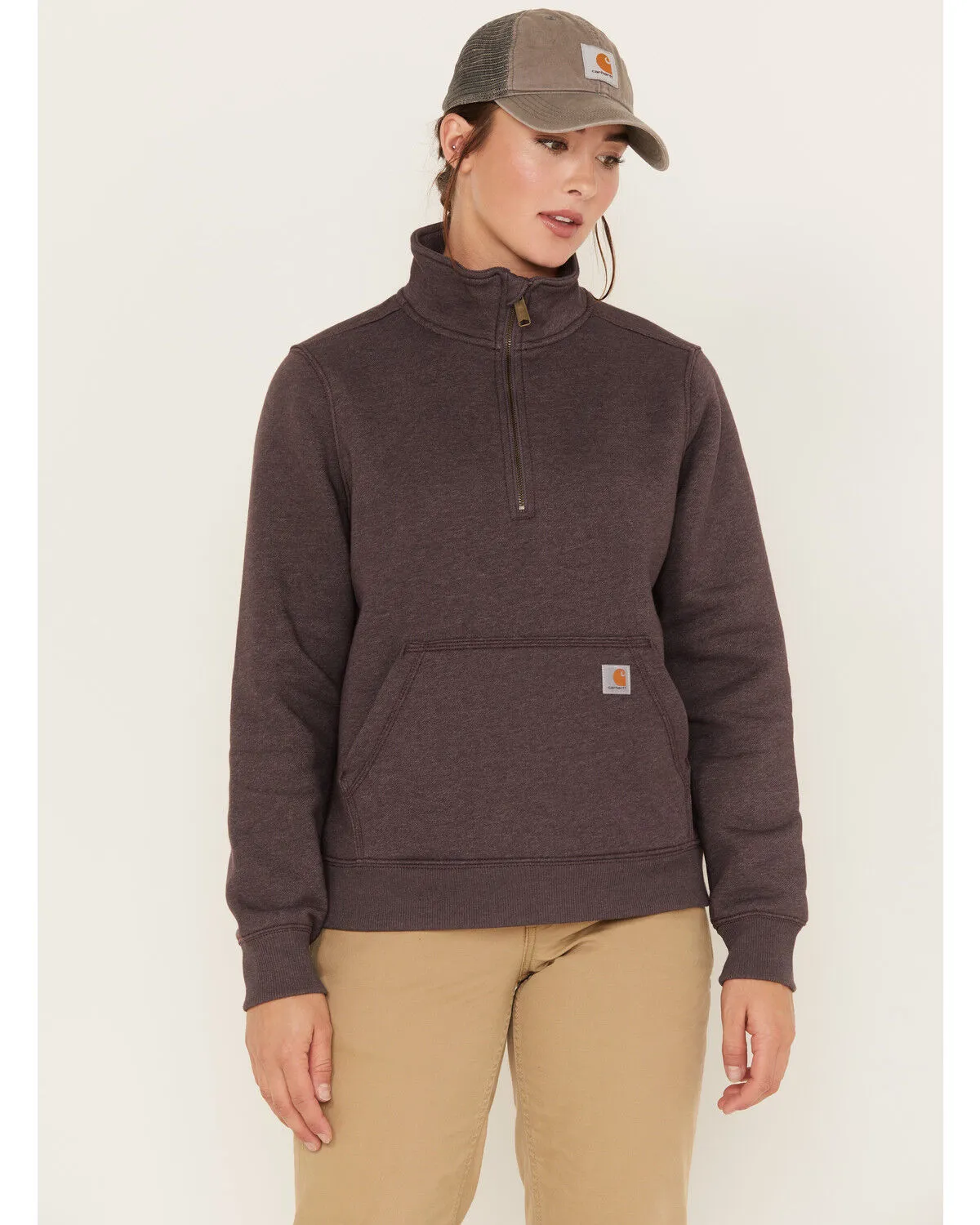 Product Name:  Carhartt Women's Relaxed Fit Midweight Half-Zip Pullover