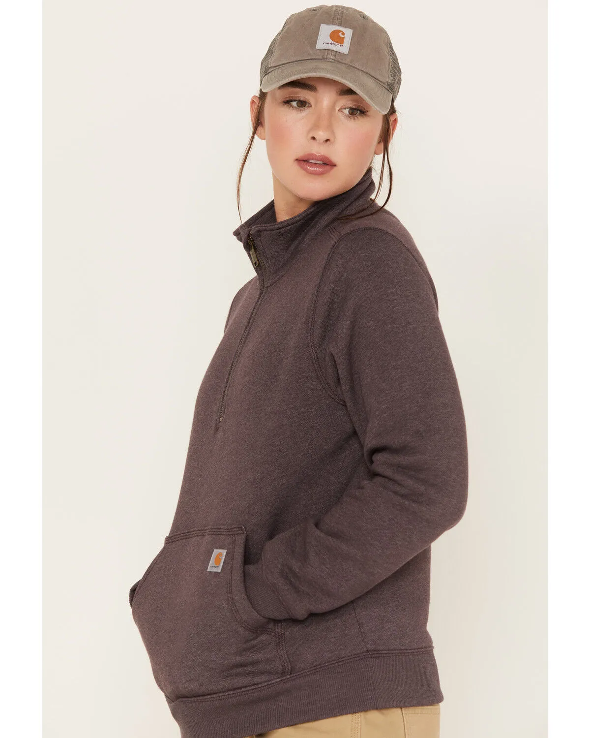 Product Name:  Carhartt Women's Relaxed Fit Midweight Half-Zip Pullover