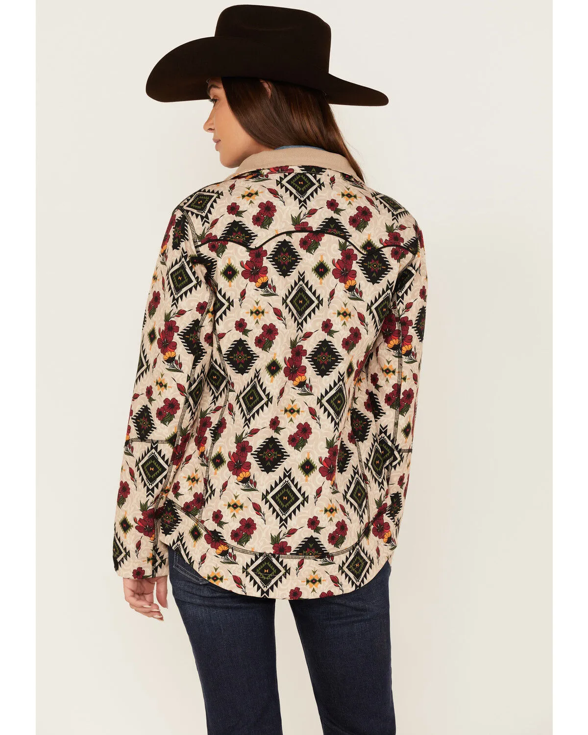 Product Name:  Powder River Outfitters Women's Floral Southwestern Print Softshell Jacket