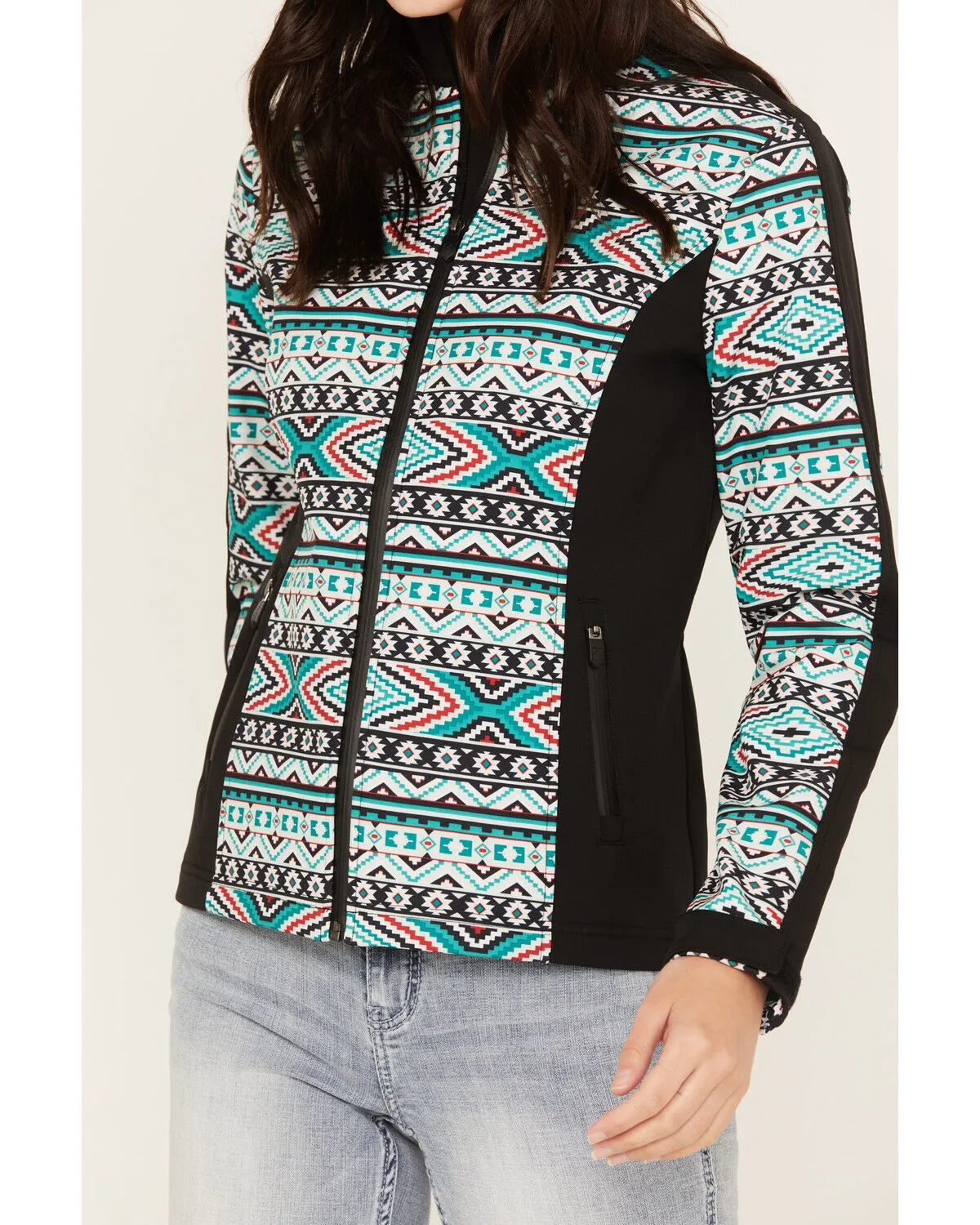 Product Name:  RANK 45® Women's Atha Geo Print Softshell Jacket