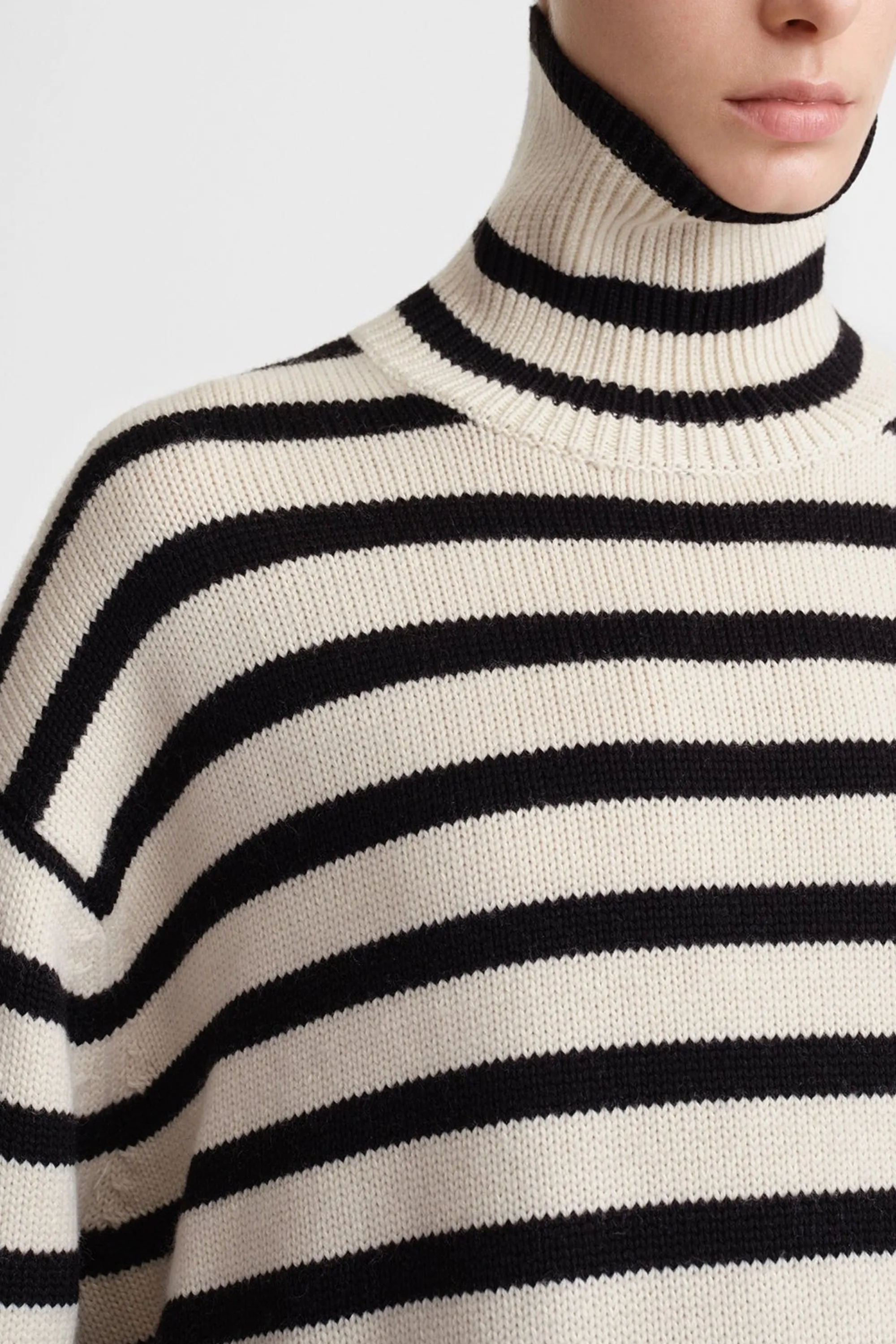 Pullover Signature Stripe in Light Sand