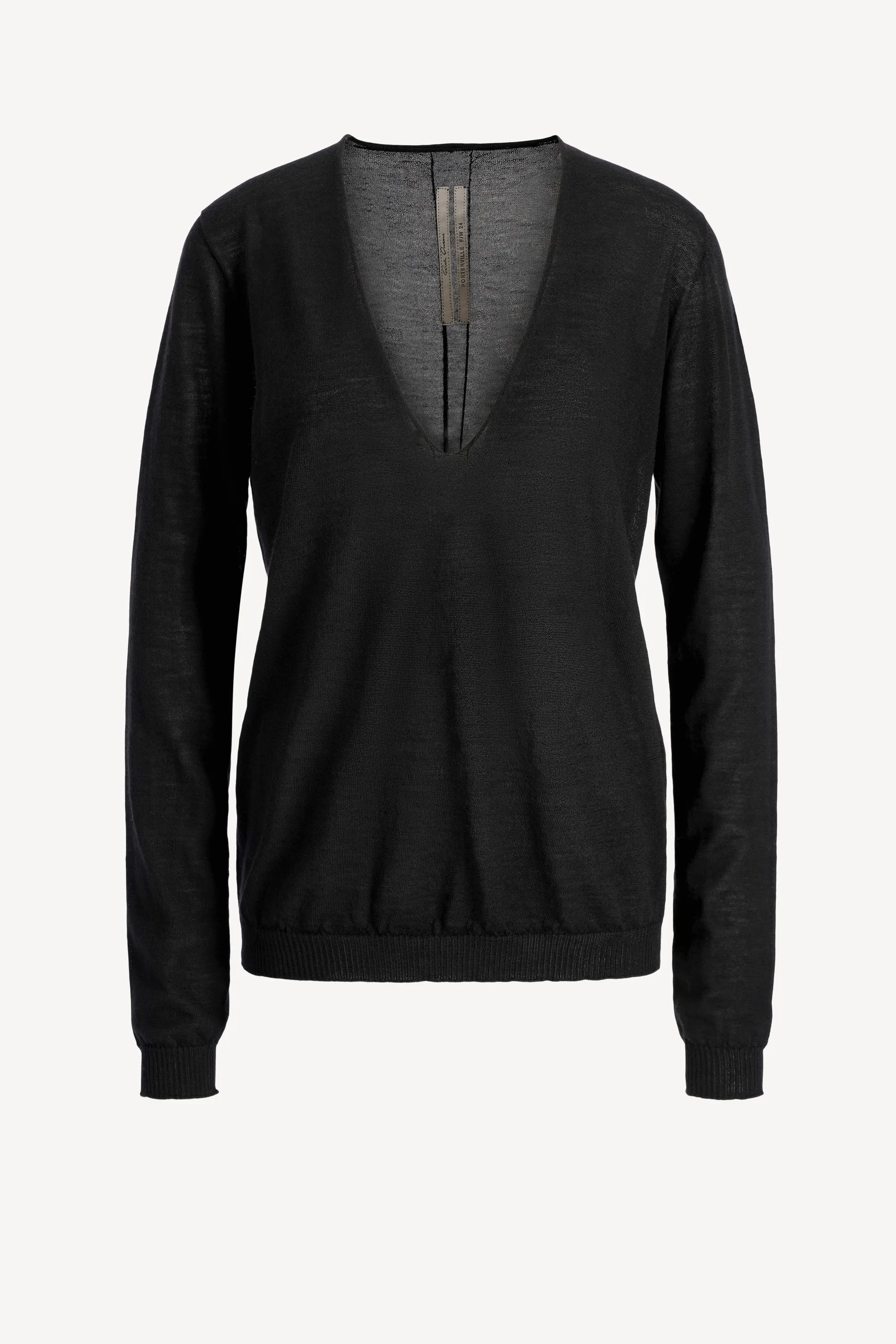 Pullover V-Neck in Schwarz