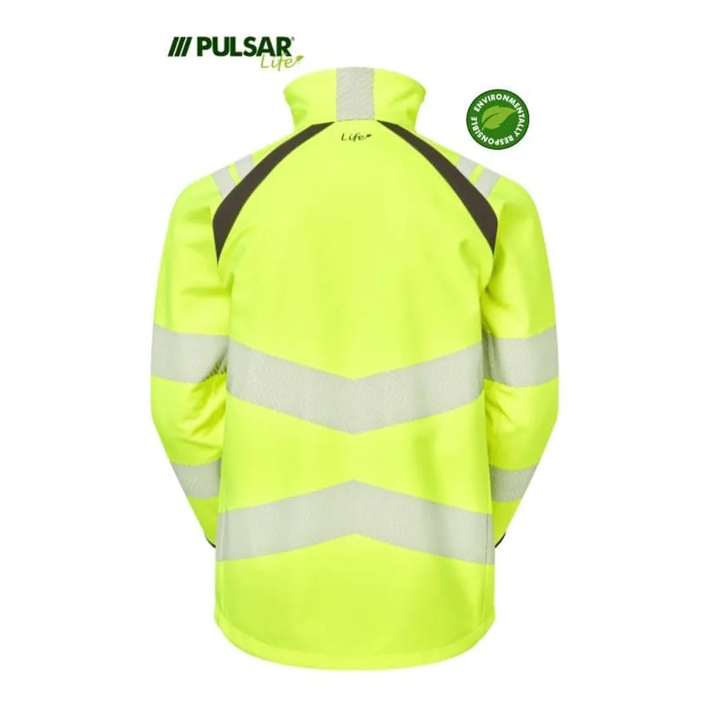 PULSAR® LIFE LFE915 GRS Hi-Vis Softshell Jacket Yellow