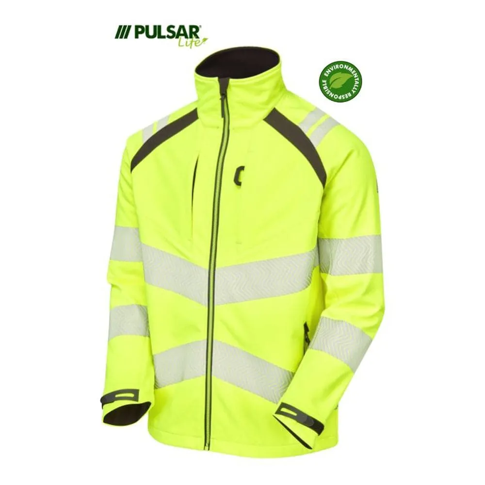 PULSAR® LIFE LFE915 GRS Hi-Vis Softshell Jacket Yellow