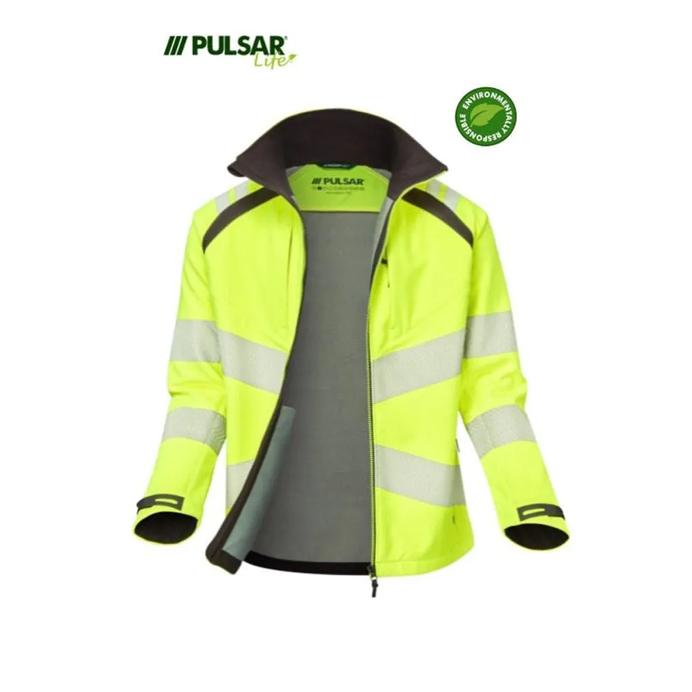 PULSAR® LIFE LFE915 GRS Hi-Vis Softshell Jacket Yellow