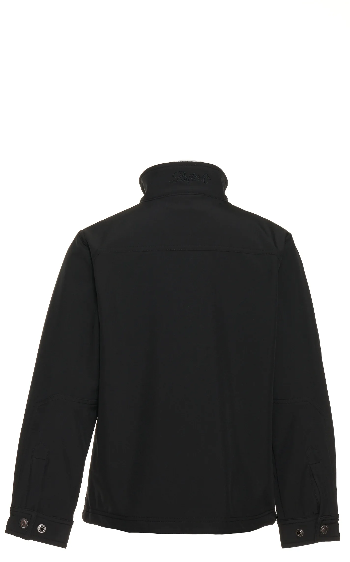 Rafter C Boy's Black Long Sleeve Softshell Zippered Jacket