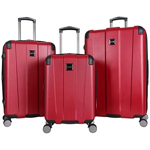 Reaction Kenneth Cole Continuum Red Carry On Spinner Suitcase - 20 Inch