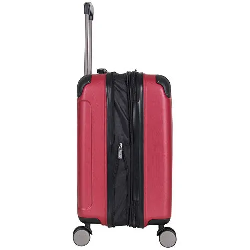 Reaction Kenneth Cole Continuum Red Carry On Spinner Suitcase - 20 Inch