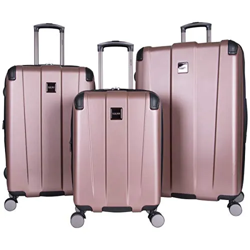 Reaction Kenneth Cole Continuum Rose Gold Carry On Spinner Suitcase - 20 Inch