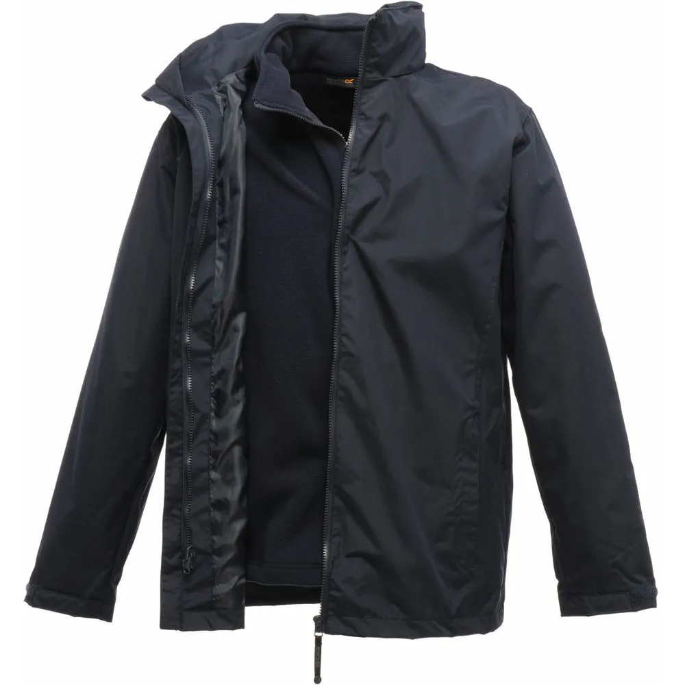 Regatta Mens Classic 3 in 1 Waterproof Jacket TRA150 Navy