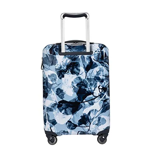 Ricardo Beverly Hills Beaumont 20-inch Carry-On Suitcase (Blue Ginko Leaf Print)