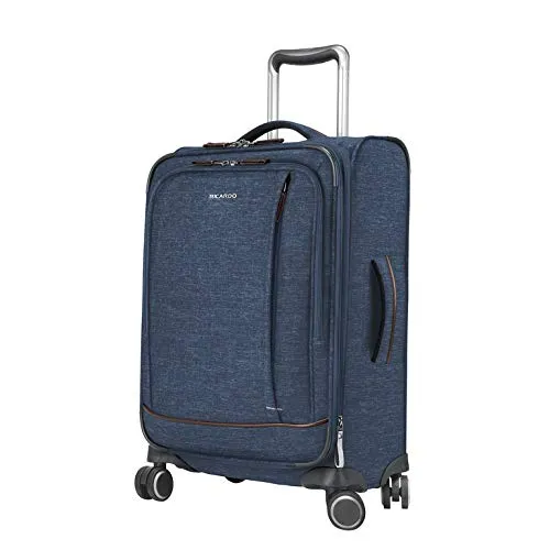 Ricardo Beverly Hills Malibu Bay 2.0 20-Inch Carry-On Suitcase (Midnight Navy)