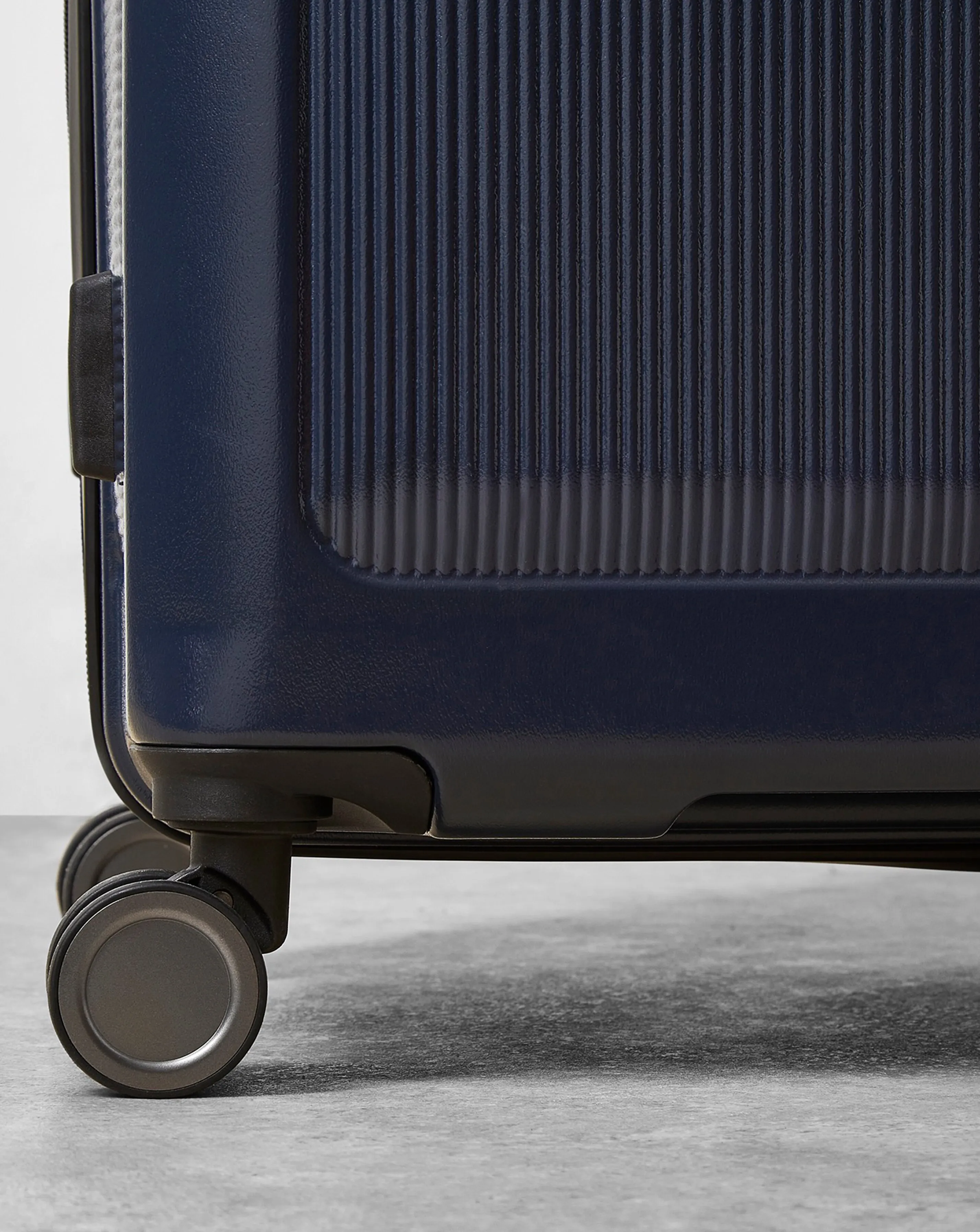 Rock Austin Navy Large Suitcase | Simply Be