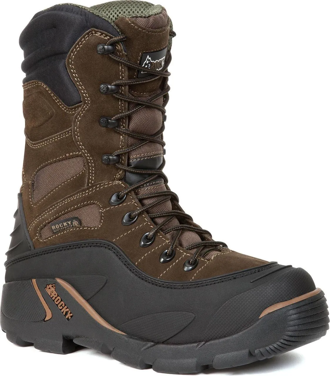 Rocky Blizzardstalker Pro Waterproof 1200 Gram Thinsulate Insulated Boot Brown