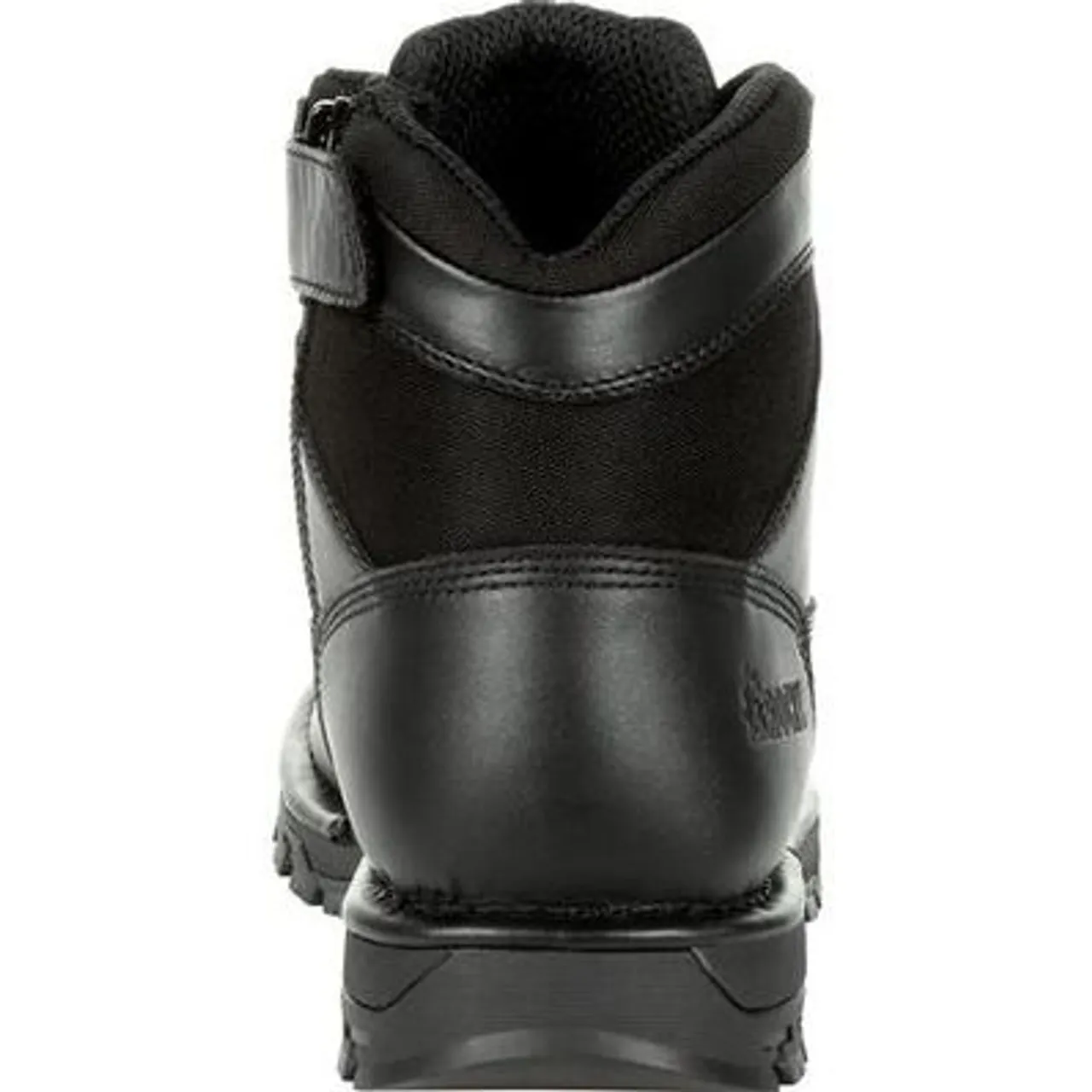 Rocky Portland 6" Black Side Zip Waterproof Public Service Boot