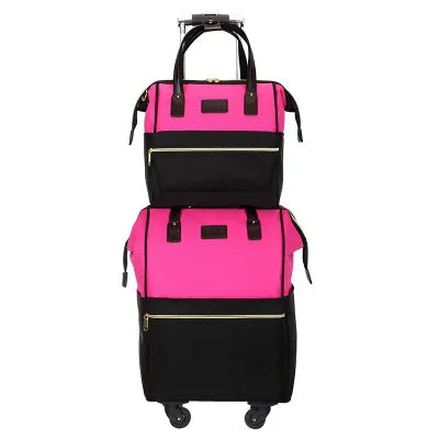 Rolling Cabin Luggage Set,Travel Suitcase Bag,Oxford Cloth Trolley Case,Nniversal Wheel Carry-On,