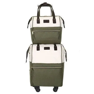 Rolling Cabin Luggage Set,Travel Suitcase Bag,Oxford Cloth Trolley Case,Nniversal Wheel Carry-On,