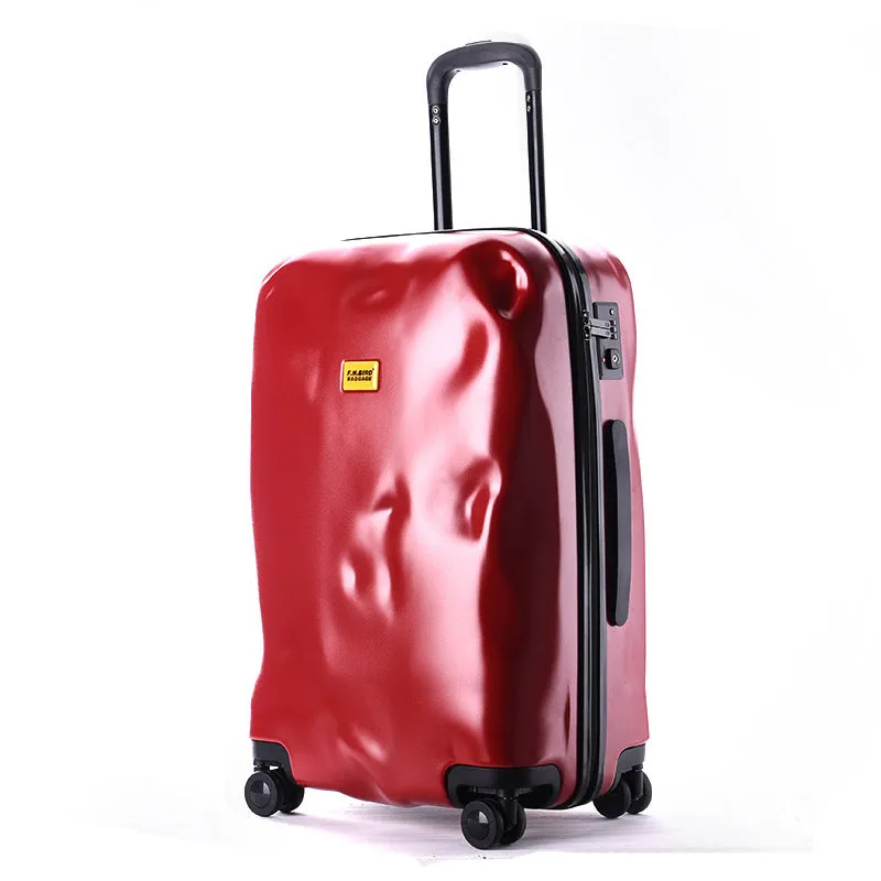 Rolling Spinner Luggage Travel Suitcase Women Trolley Case With Wheels 20Inch Boarding Carry On