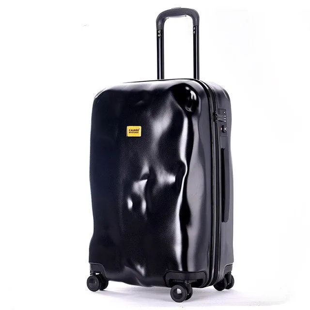 Rolling Spinner Luggage Travel Suitcase Women Trolley Case With Wheels 20Inch Boarding Carry On