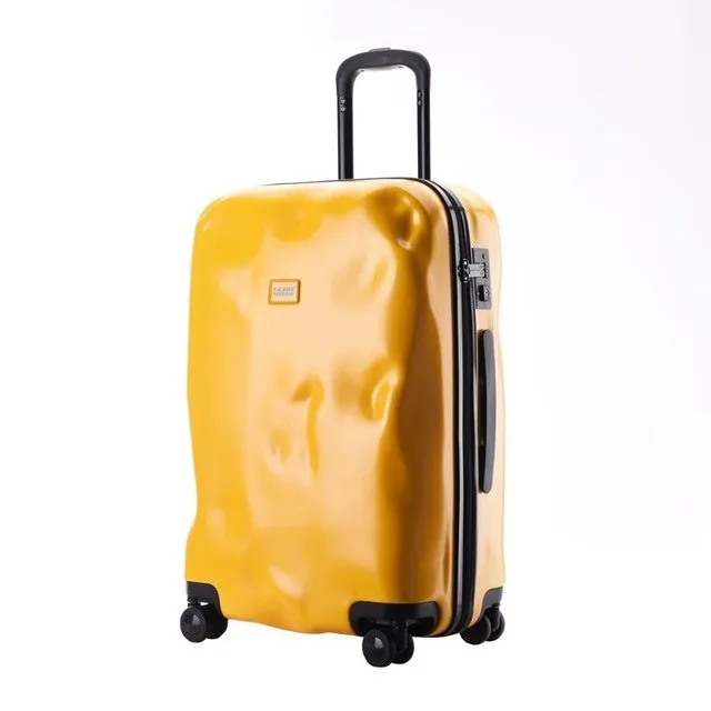 Rolling Spinner Luggage Travel Suitcase Women Trolley Case With Wheels 20Inch Boarding Carry On