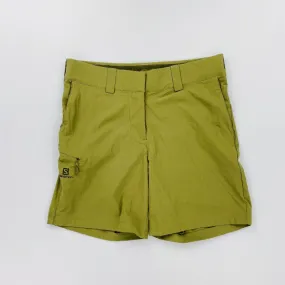 Salomon Wayfarer Short W - Second Hand Shorts - Women's - Olive green - S | Hardloop