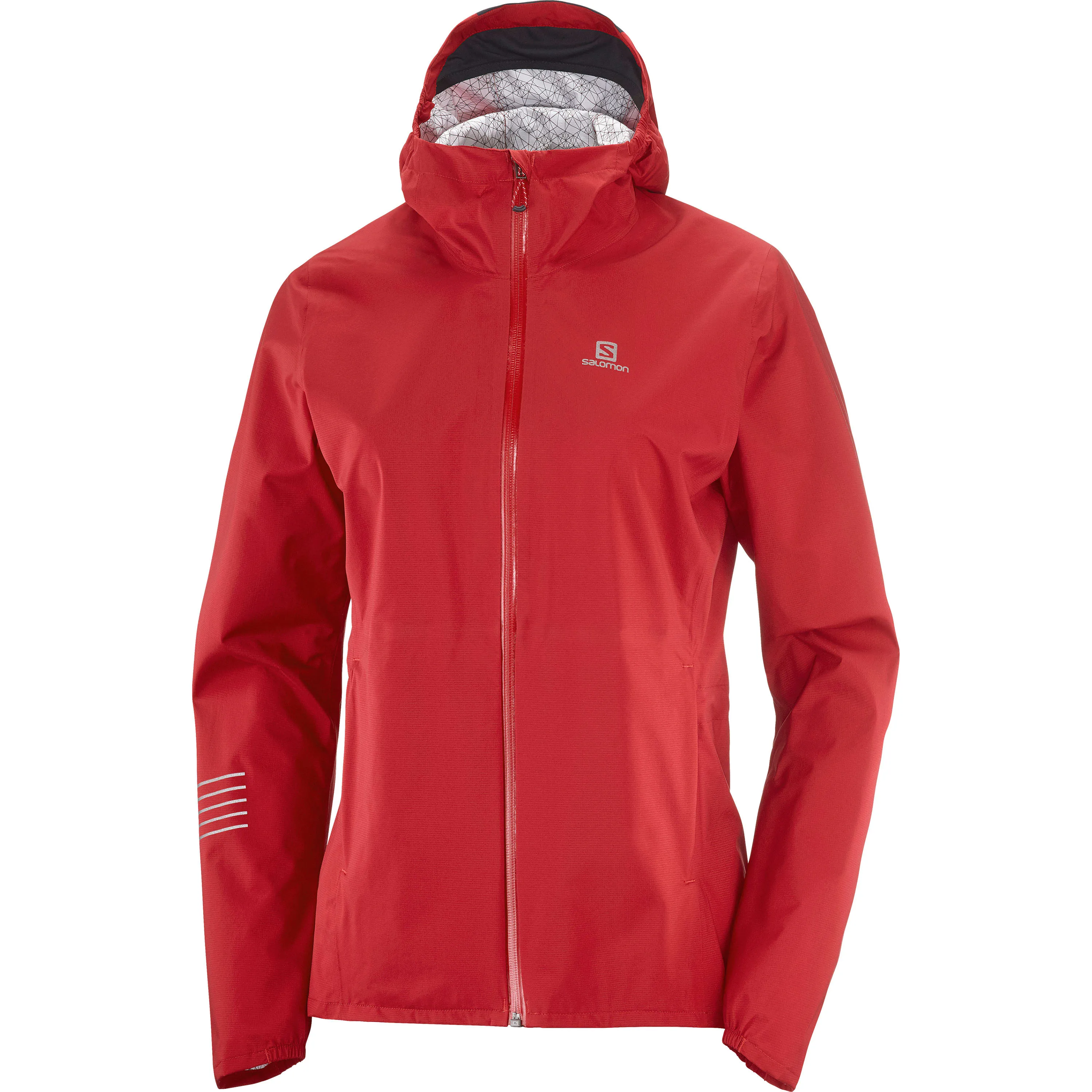 Salomon Women's Bonatti Waterproof Jacket (2021) Red Chili/Black | Buy Salomon Women's Bonatti Waterproof Jacket (2021