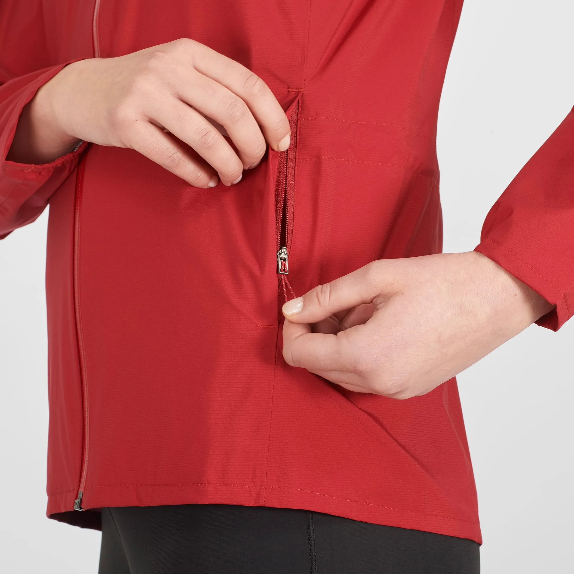 Salomon Women's Bonatti Waterproof Jacket (2021) Red Chili/Black | Buy Salomon Women's Bonatti Waterproof Jacket (2021