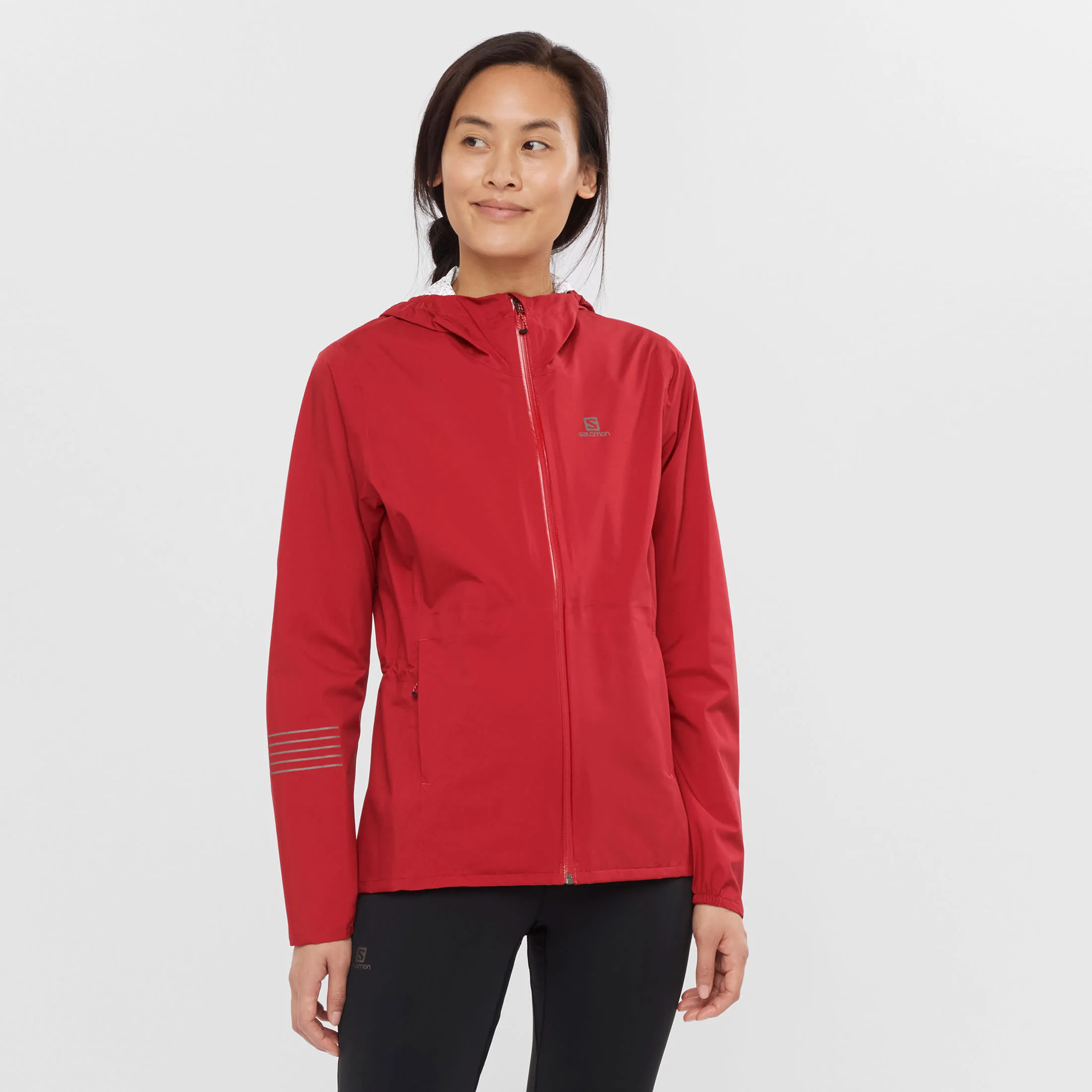 Salomon Women's Bonatti Waterproof Jacket (2021) Red Chili/Black | Buy Salomon Women's Bonatti Waterproof Jacket (2021