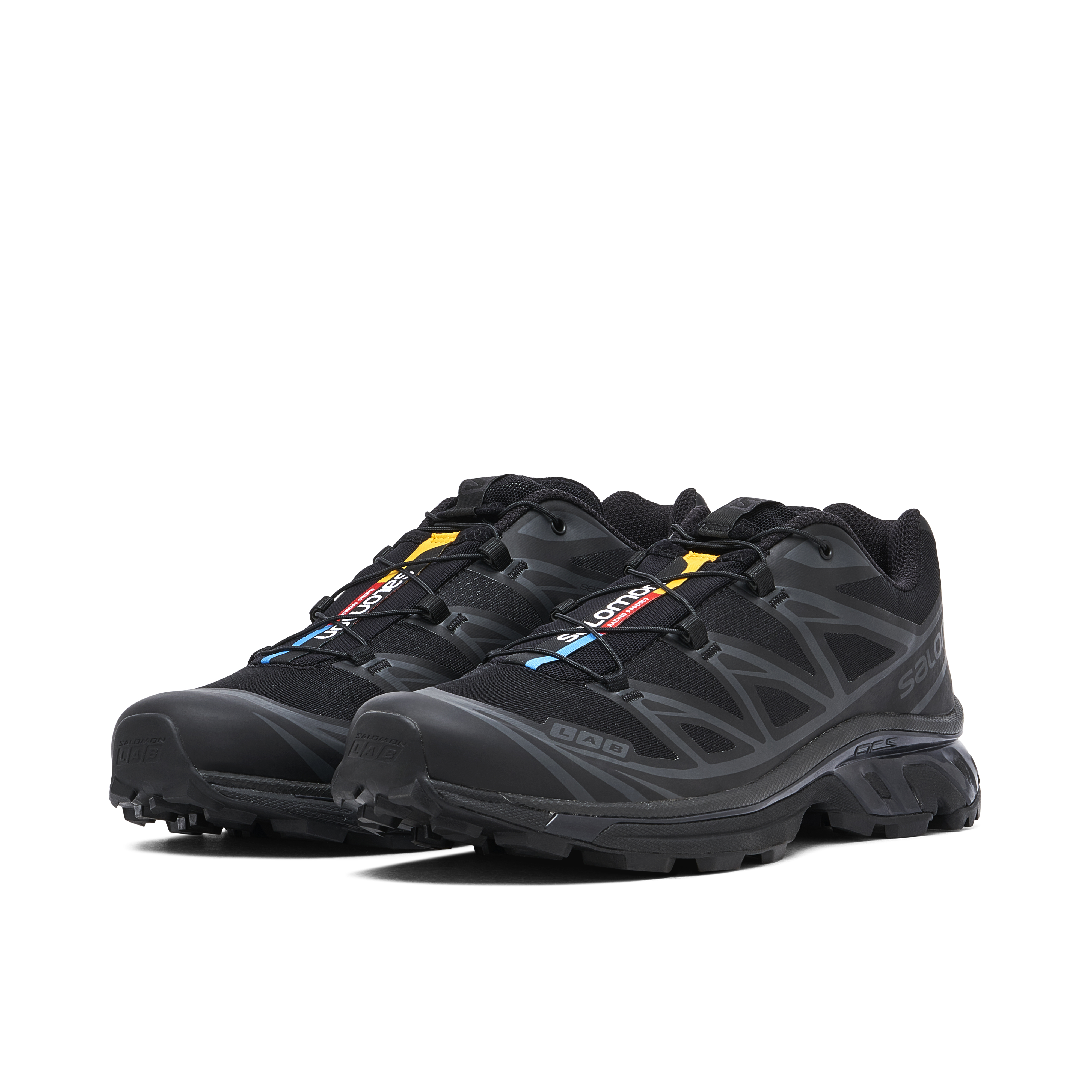 Salomon XT-6 Triple Black | L41086600 | Laced